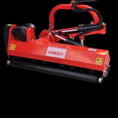 Offset flail mower